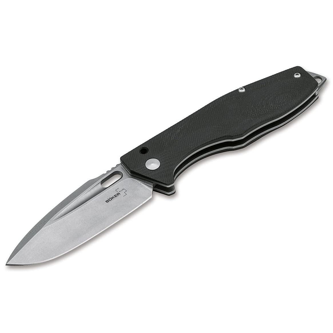 BÖKER PLUS® Caracal Folder robustes Taschenmesser - perfektes Einsatzmesser mit Taschen-Clip - vielseitiges Outdoor-Messer inkl. Messer-Tasche und edler Geschenk-Box