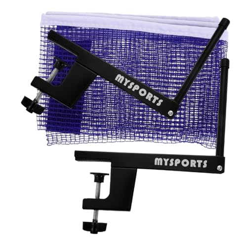 GALPADA Table Tennis Net and Post Set Portable Pingpong Barrier for Games Easy Installation Reliable Ball Stability Compatible Table