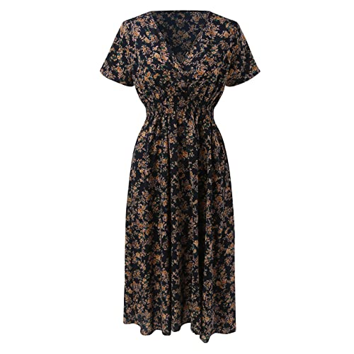 Robe pour occasions festives imprimé floral chic et fluide - 7