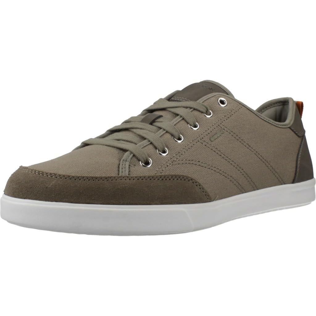 Geox Men's U WALEE D Sneaker, Dove Grey, 8 UK