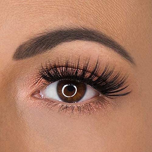 Natural Look Eyelashes Handmade False Eyelashes Mink Reusable Eyelashes Fluffy Eyelashes Extension High Volume for Women Dramatic Eyelashes 25mm 1 Pair 5D