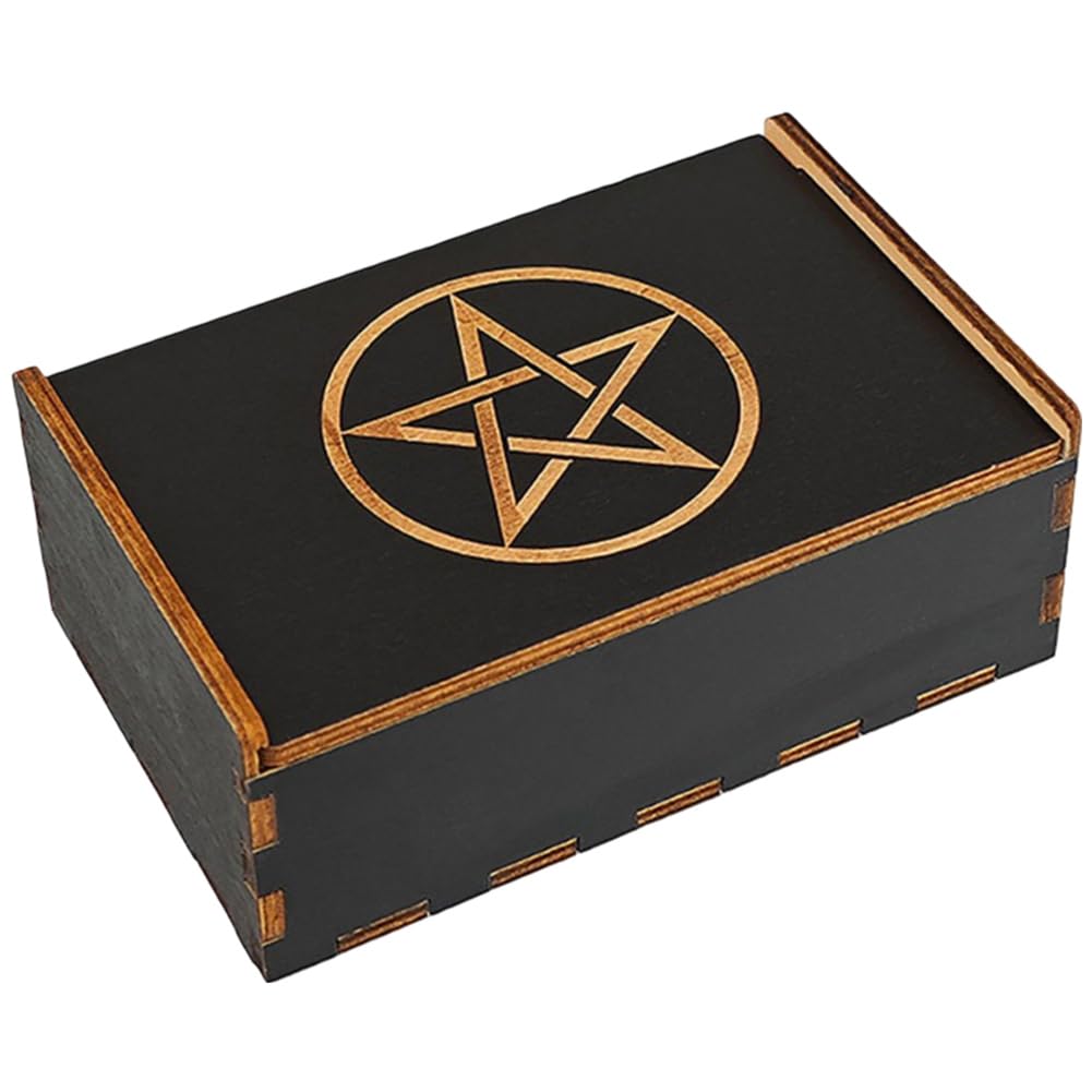 Boîte à cartes de tarot avec couvercle coulissant pour protéger vos bijoux