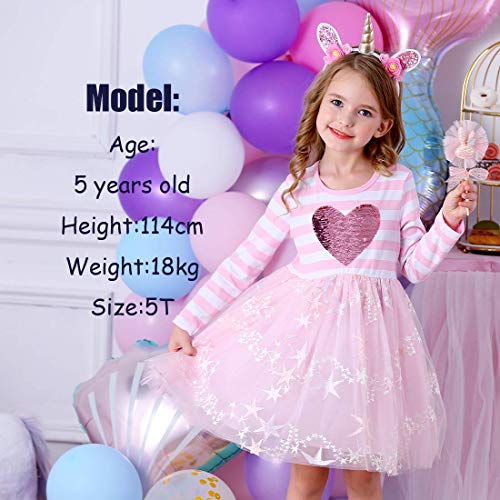 Vikita Casual Girls Dresses 2Pcs Lh4590+Lh4884 7T #TOP6