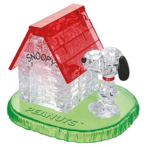 HCM Snoopy House 3D Crystal Puzzle (50-Piece) Cover