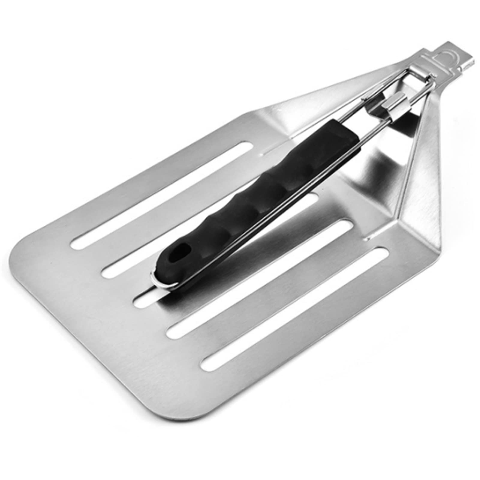 Składana metalowa łopatka do pizzy, plastikowa rączka do pizzy, łopatka do pizzy, do ciasta, ciasta, łatwa do czyszczenia