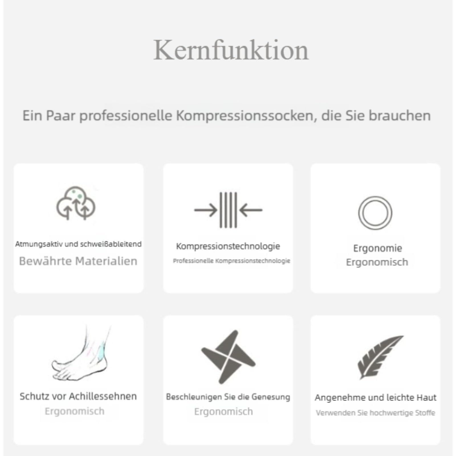 Mevery - Classic Kompressionsstrümpfe Für Damen & Herren, 3 Paar Für Sport, Reisen & Alltag