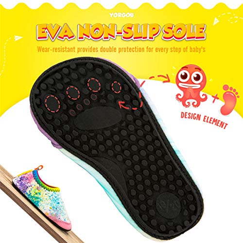 Yorgou Baby Strandschuhe Schwimmschuhe Badeschuhe Wasserschuhe Schnelltrocknende Aquaschuhe rutschfest Barfuss Schuh für Kinder Beach Pool
