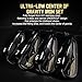 PGM NSR V Men’s Golf Iron Set 5-9 PW SW Right Handed,431 Stainless Steel Casting Irons with Graphite Shafts,Low CG Undercut Design,Thin Face for Higher Ball Speed,Vibration Reduction Golf Irons