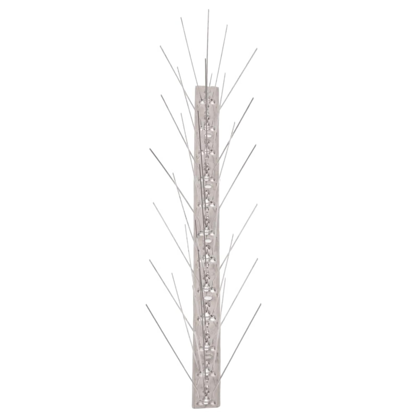 Homgoday Taubenabwehr Spikes Set Edelstahl 20 m 5-reihig 115 mm Stacheln für Balkon, Dach, Mauer, Garten zur Vogelabwehr 149134