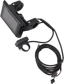 Tela LCD SW900, tela LCD SW900 para bicicleta elétrica, exibição clara de dados, múltiplas funções, boa resistência, compacta para scooter elétrica