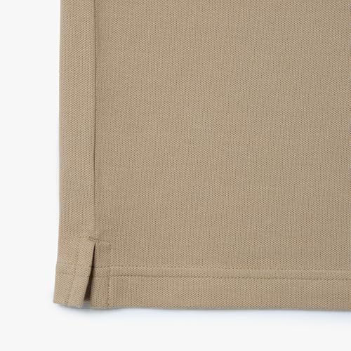 Image of Lacoste Men Cotton Blend Slim Fit Polo Shirt (PH6348 Beige 02S 05), Large