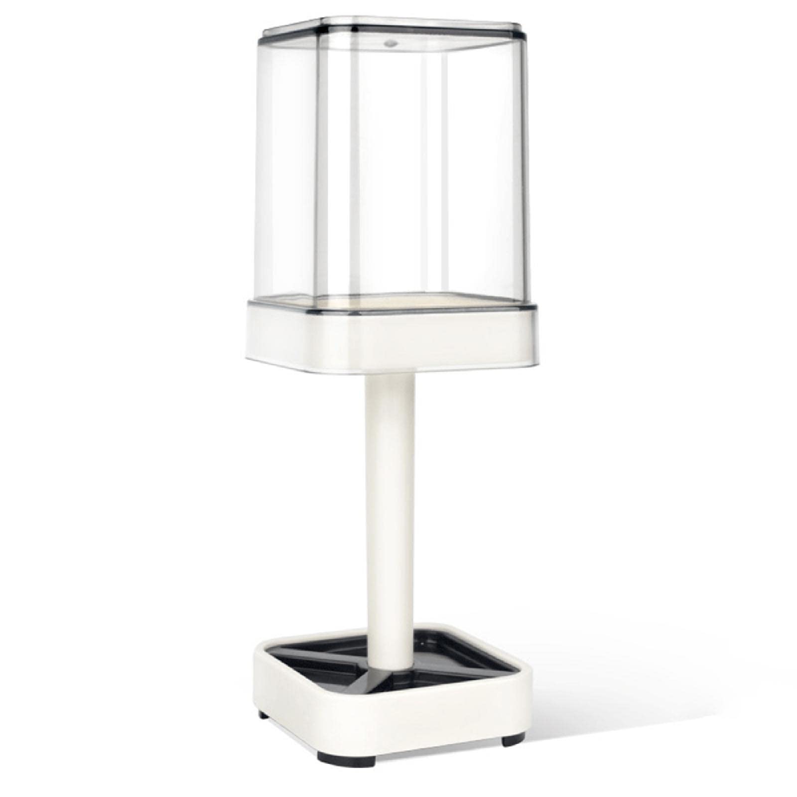 3 uds Soporte para Cepillo de Dientes con Taza para Cepillo de Dientes con Tapa, Soporte de plástico para Cepillo de Dientes de baño para Pasta de Dientes y Accesorios de baño