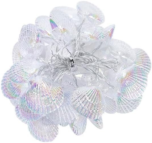 Sea String Lights Beach Ocean Seashell Battery Operated Led Light Fairy Decoration Led Lights Christmas String