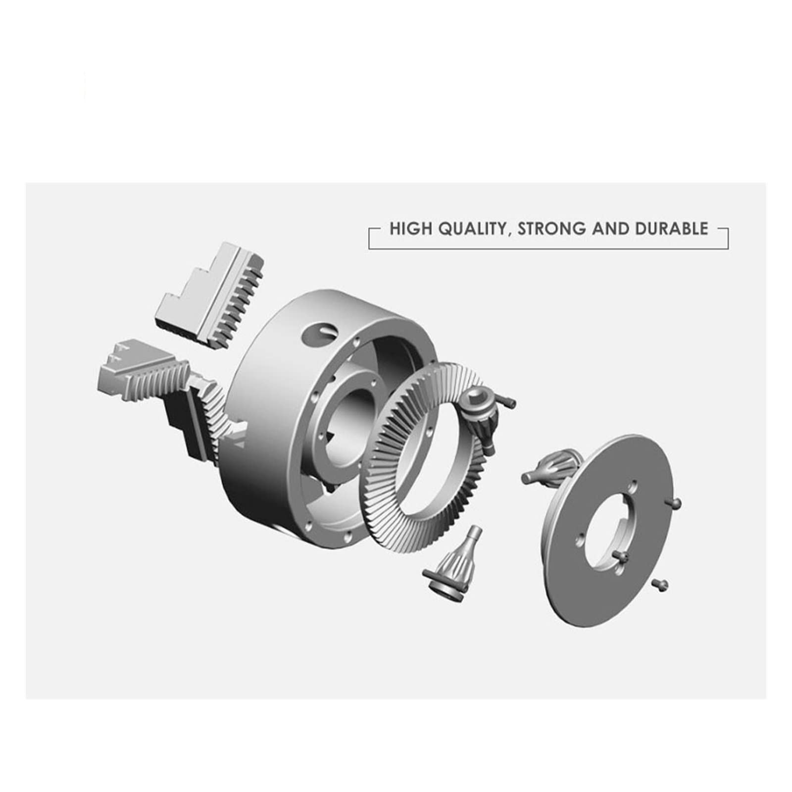 Mandrino Manuale Autocentrante A Quattro Ganasce Da 130 Mm A 3 For Fresatrice For Incisioni CNC, Tornio CNC!