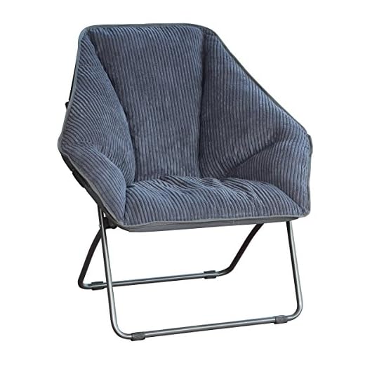Gray Hexagon Folding Dish Chair