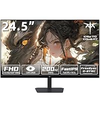 Amazon.co.jp: KTC H25T7 24.5 Inch Gaming Monitor, Fast IPS Panels