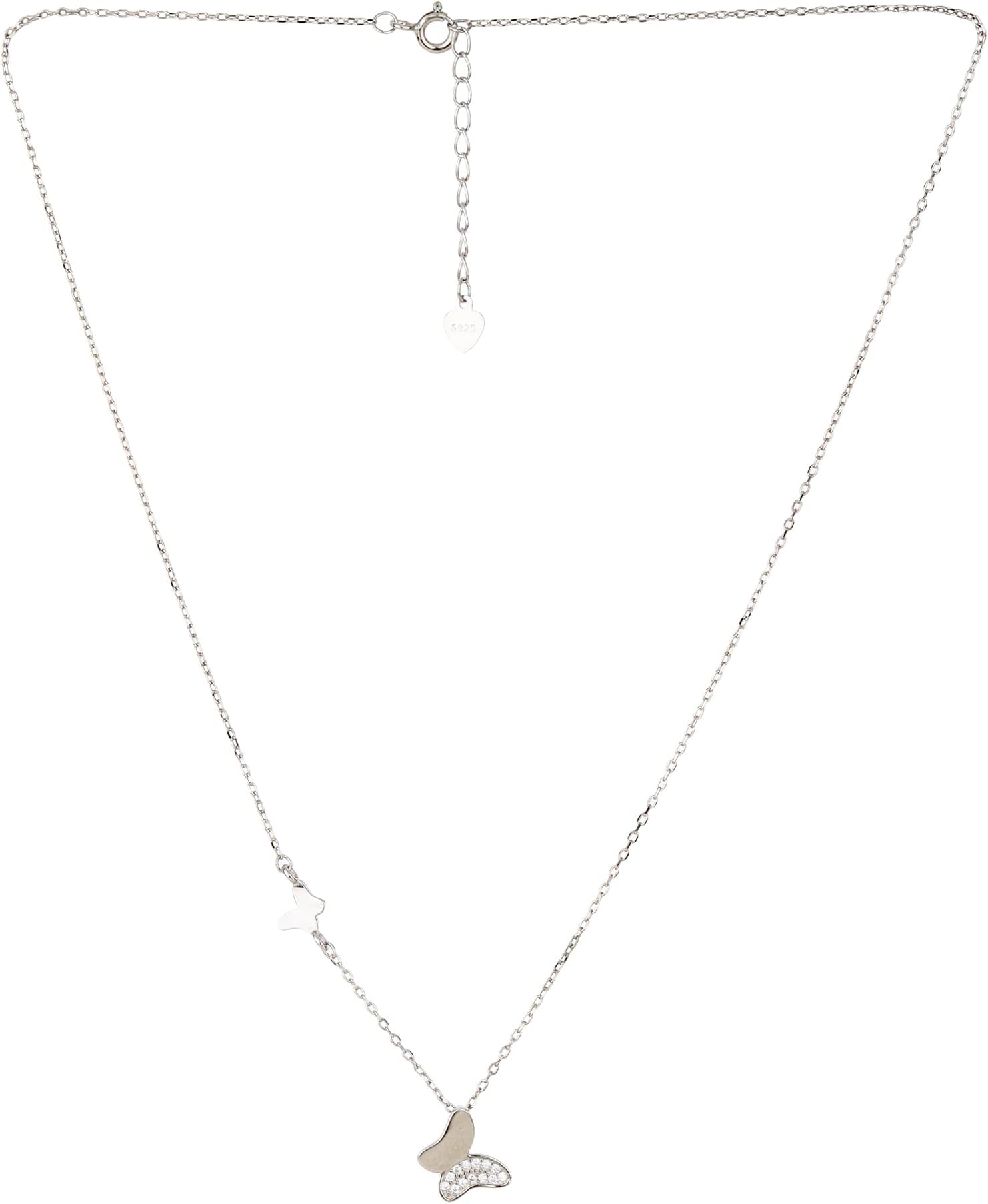 Flight of The Butterfly Silver Pendant