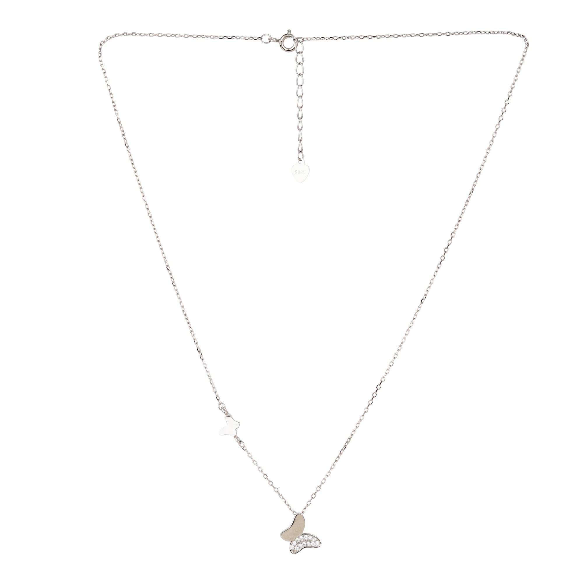 Flight of The Butterfly Silver Pendant