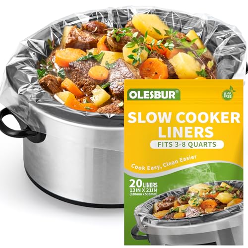 OLESBUR Slow Cooker Liners, 13