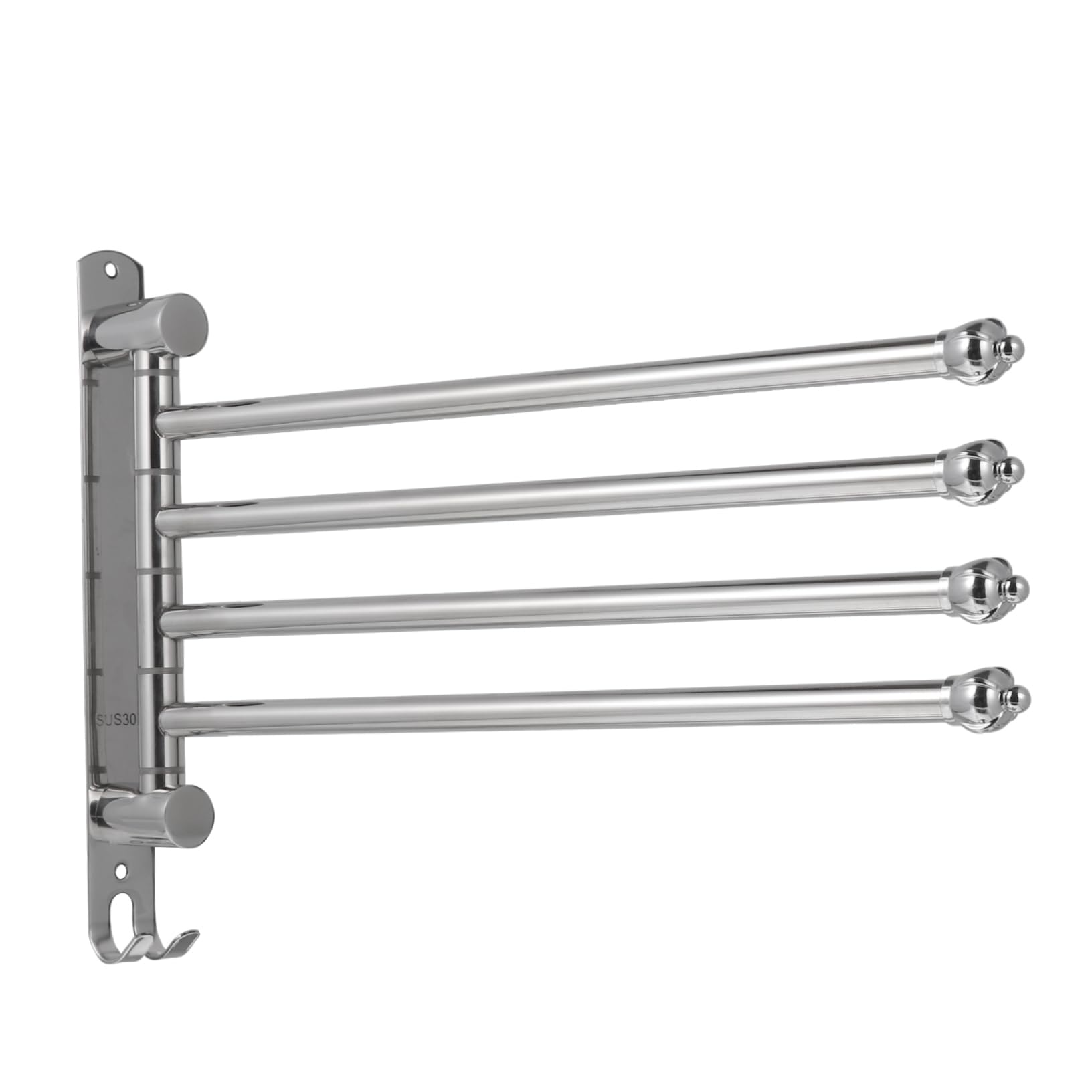 Porte serviettes mural inox sans perçage pour en finir avec le désordre