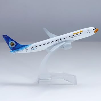 1/246 Boeing 16cm Aircraft Model B737 NOK Air Metal die-Casting Static Collection and Display Gift