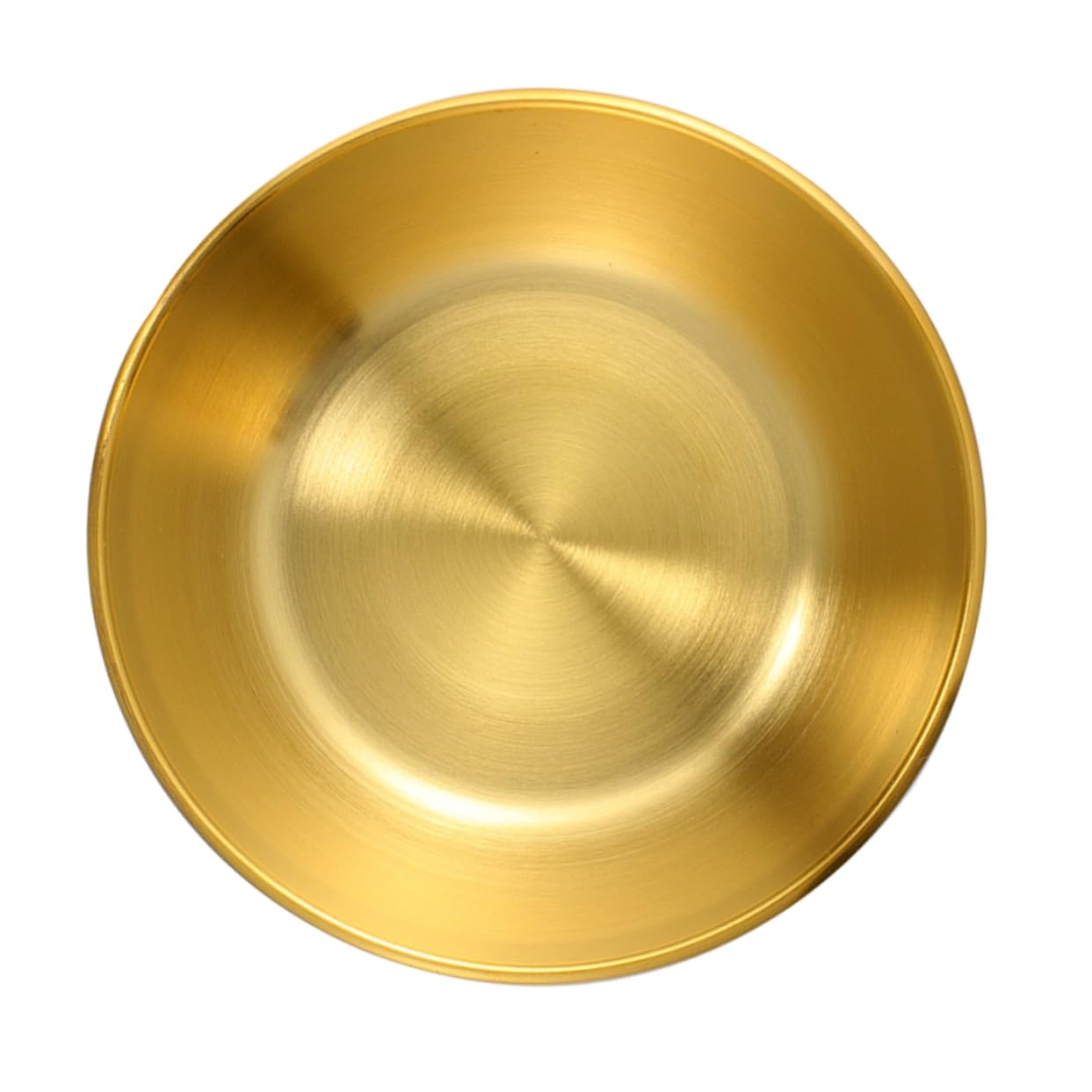 FUNOMOCYA Round Sauce Plate Small Stainless Steel Bowl Cooking Sauce Cup Mini Seasoning Dishes for Appetizers