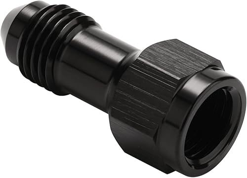 Vista 12 de 10AN hembra flare a 10AN macho Flare extensión adaptador de montaje recto aluminio negro