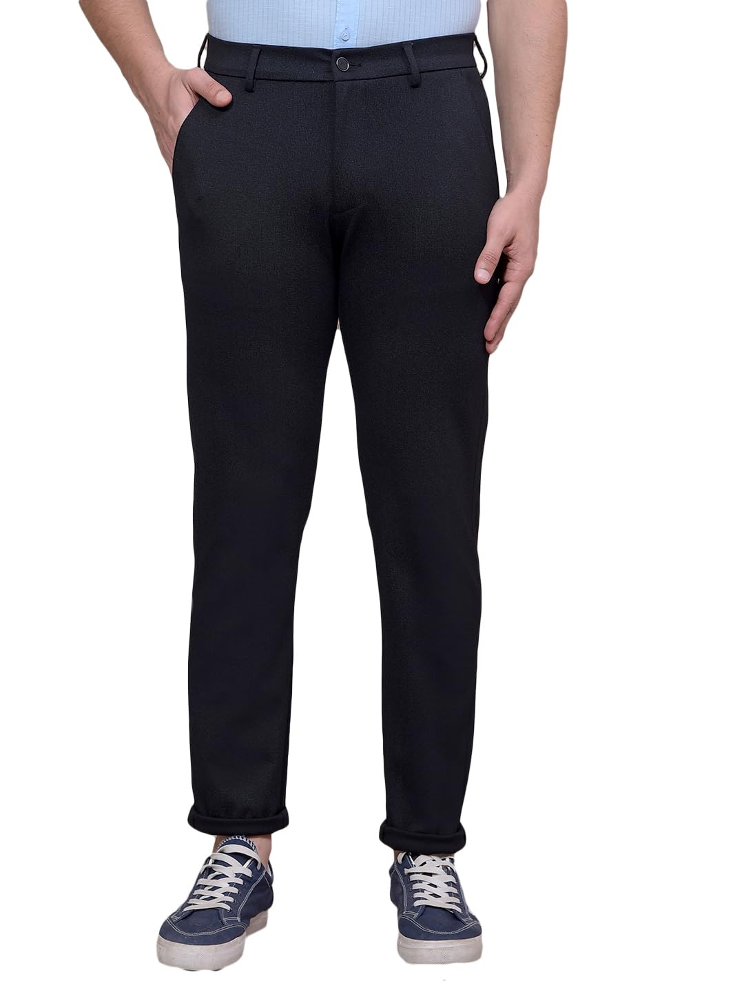 crimsoune club Men's Navy Blue Printed Trousers-picture-17