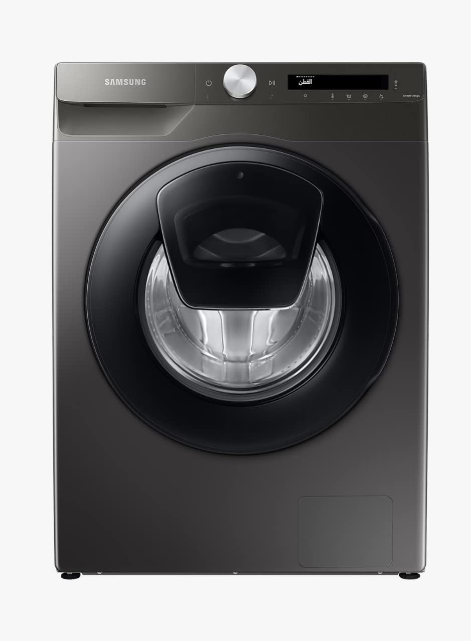 SAMSUNG9 Kg Front Load Washer With AI Control 1400 RPM With Ecobubble™, 15 Quick Wash Color Silver Model - WW90T554DAN - (International Version).
