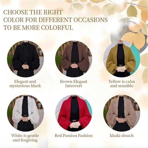 Habituatl Fashion Hollow out Knitted Shawl Coat - 2025 New Women's Soft Knitted Shawl, Scarf with Sleeves4