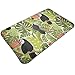 Produktbild huibe Memory Foam WC-Badteppich, Regenwald Tiere Tropical Toucan Bird Rutschfeste Komfortable Kinderteppiche für Wohnzimmer BedroomK Büro, Fast Dry Eingangsmatte - Maschinenwaschbar, 40X60CM