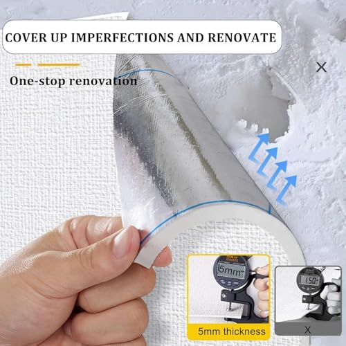 Papier peint isolant bruit et humidite pour traiter un mur froid