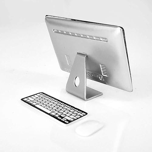 Miniatura 20 de Decoración de casa de muñecas, accesorios en miniatura, casa de muñecas, computadora, portátil, tableta, teléfono, accesorios de simulación