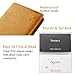 Sooez Leather Professional Business Card Book Holder Organizer, 240 Capacity Credit Card Booklet, PU Name Cards Holder Storage File for Men Women, Orange