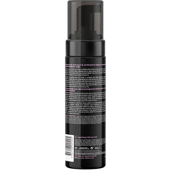 b.tan Ultra Dark Self Tanner Mousse | I Want The Darkest Tan Possible - Fast, 1 Hour Express Sunless Tanning Foam, Golden Bronzing Glow, Face & Body, No Fake Tan Smell, Vegan, Cruelty Free, 6.7 Fl Oz
