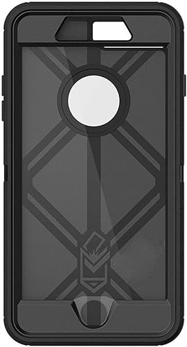 Miniatura 6 de MGX Funda de defensa resistente para iPhone 8 Plus, protector de pantalla integrado y funda de clip para cinturón, a prueba de golpes y caídas de