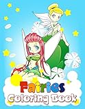Fairies Coloring Book: Activity Books For Kids Ages 4-8, Gorgeous Coloring Pages For Girls ( Mermaids Princesses )