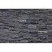 Produktbild GREAT ART® XXL Poster  Schwarze Steinwand  Wanddekoration Wandbild Steinmauer Naturstein Mauer Industrie Design Deko Steioptik 3D Wandverkleidung Motiv Fotoposter Wandgestaltung (140 x 100 cm)