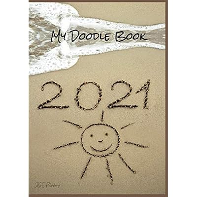 My Doodle Book calendar 2021 - Thick Notebook School Exercise Book Sketchbook Journal Drawing Pad Colouring Book Bullet Planner