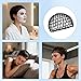 4pcs Black Hair Nets for Sleeping, Polyester Mesh Crochet Hairnet Soft Elastic Hairnet Lightweight Hair Snoods for Women Girls, Hold Hairs in Place All Night