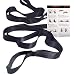SANKUU 12 Loops Yoga Stretch Strap for Physical Therapy with Exercise Instruction(Black)