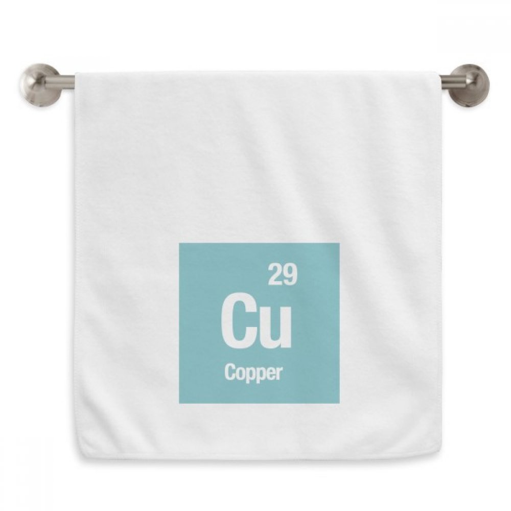 Serviette Cu Cuivre douce pour peau sensible et amateurs de science
