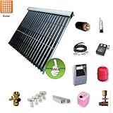 Der Vakuumröhrenkollektor HLK20 EtaSunPro setz Maßstäbe in Sachen Effizienz und ist das Spitzenprodukt auf dem Solarmarkt. TWL Solarpaket EtaSunPro HLK20-3 mit einer Bruttofläche gemäß BAFA von 9,09m².