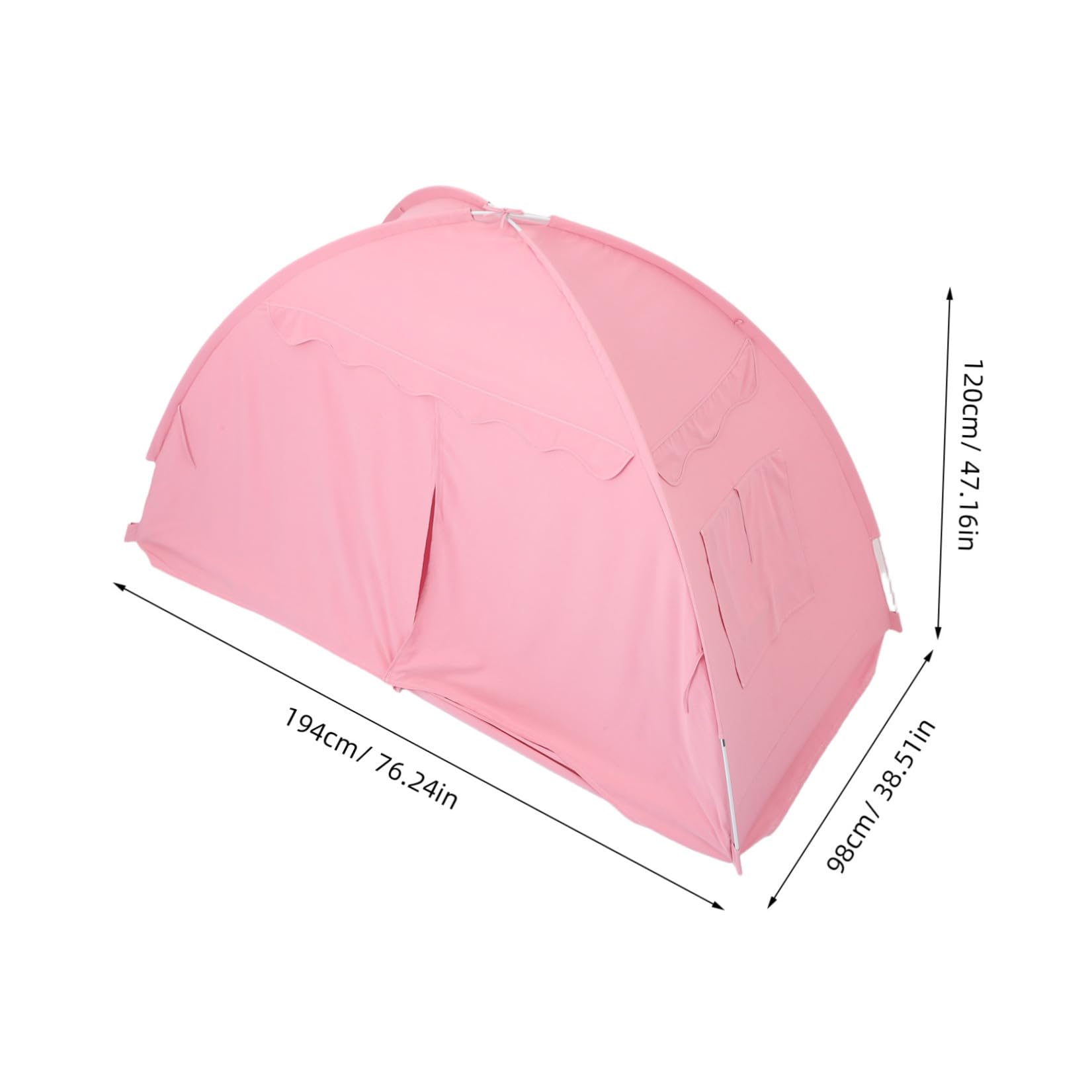 Tienda de Campaña Plegable Tela de Sombreado Gruesa y Anclajes Reforzados, Adecuado para Uso en Dormitorios Interiores, Tamaño 194x98x120 Cm