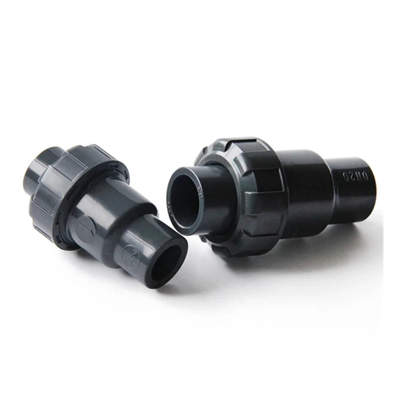 Valvola di ritegno unidirezionale UPVC 15mm-110mm senza riflusso for irrigazione del giardino 'acquario, 1pcs(80mm(DN80))