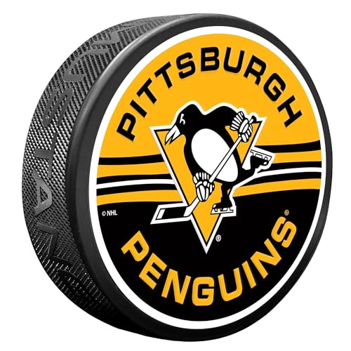 Sports Decor Pittsburgh Penguins Puck - Half & Half