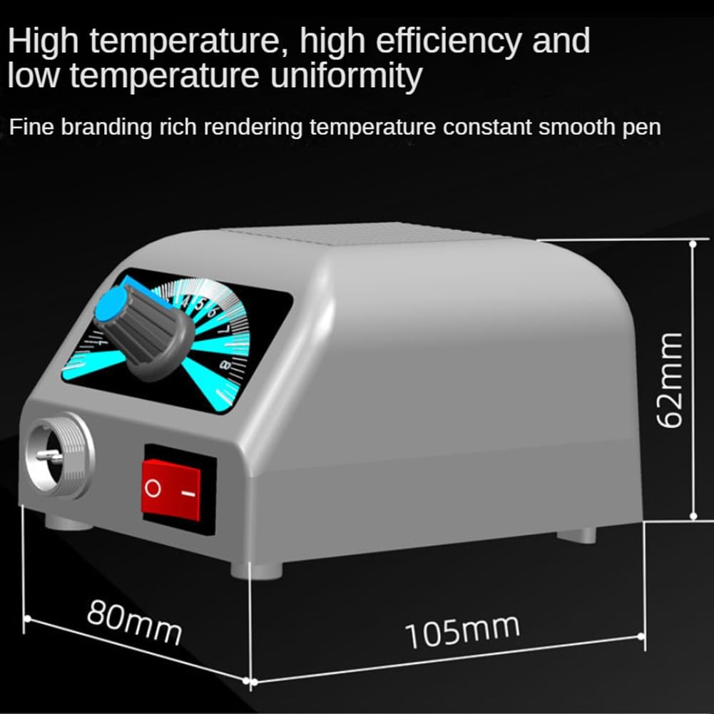 Herramientas para Quemar Leña LH20, Kit de Quemador Leña con Temperatura Ajustable, Quema Leña para Manualidades para Principiantes, Máquina de Pirograbado, Enchufe Europeo