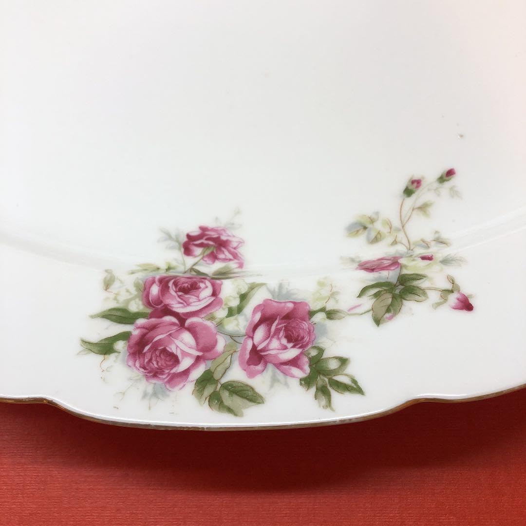 匿名発送] 特大の皿プレートパーティー皿アンティークローズ