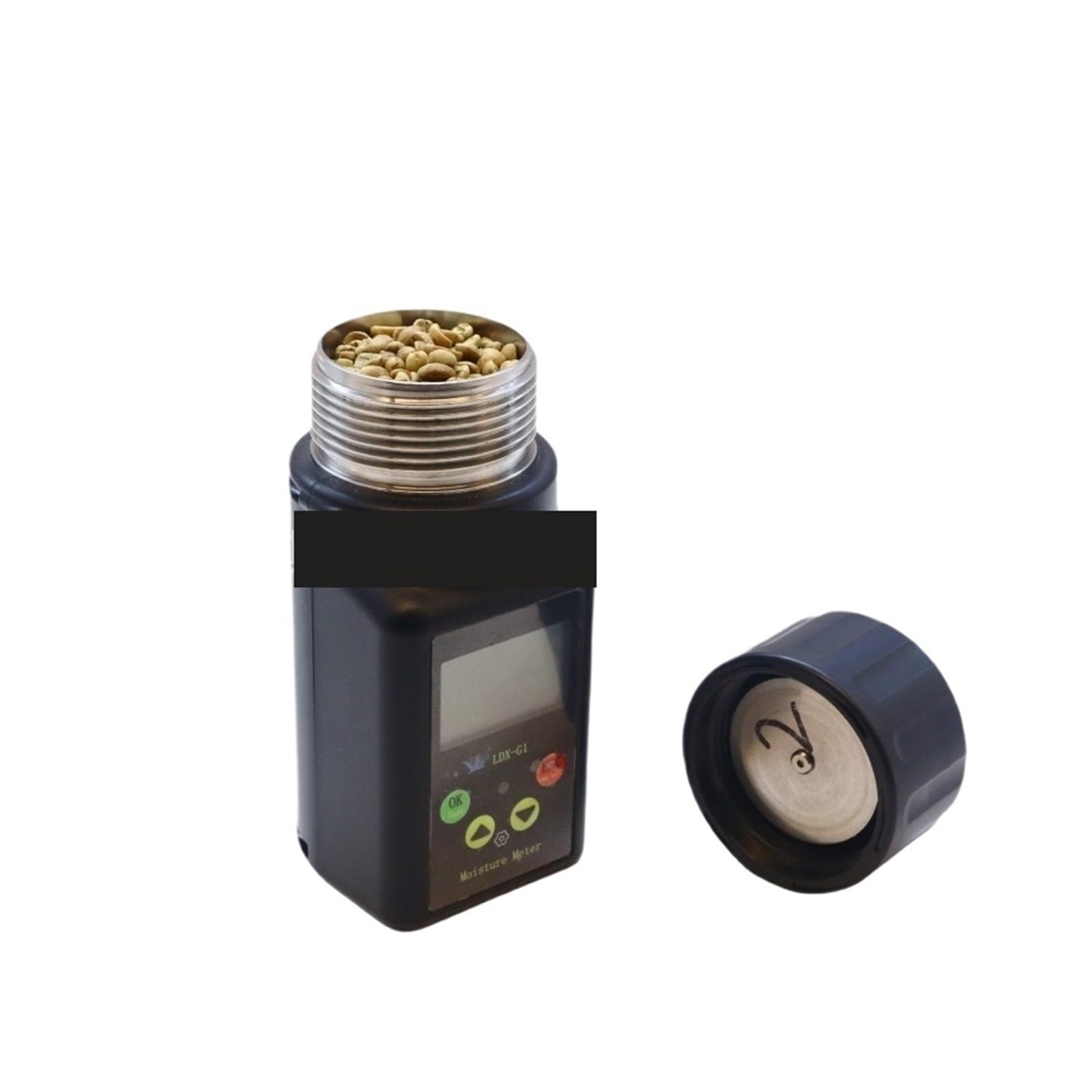 JVDDI Cup Grain Moisture Meter For Coffee Beans Digital Hygrometer With Data Storage