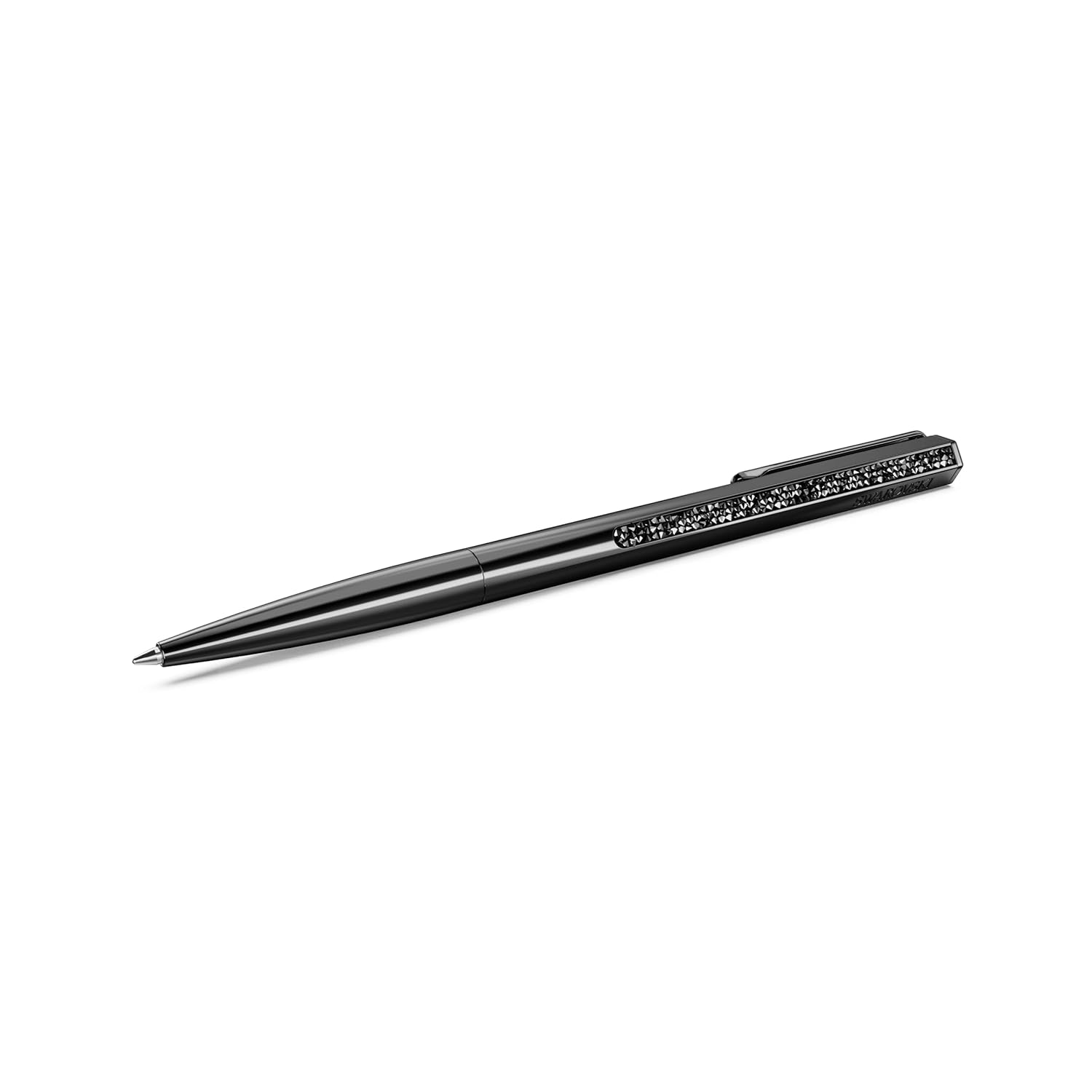Swarovski Crystal Shimmer Ballpoint Pen Black Black Lacquer